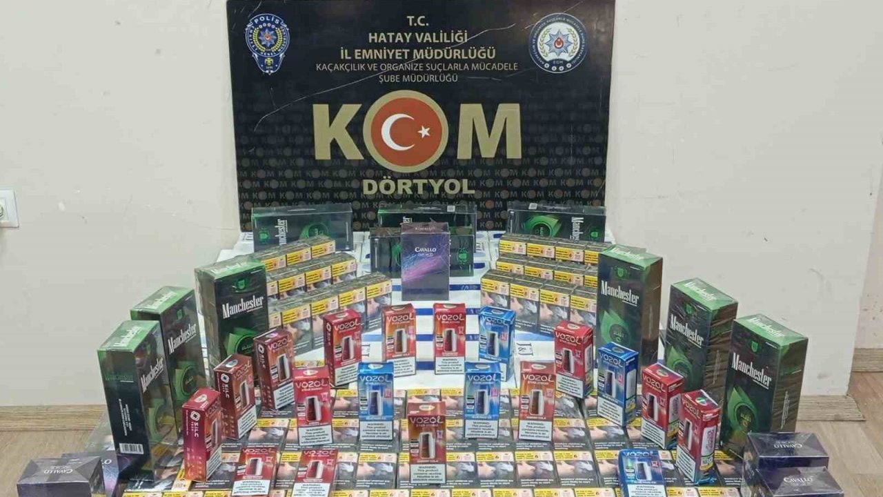 Hatay’da sahte içki ve kaçakçılık operasyonu
