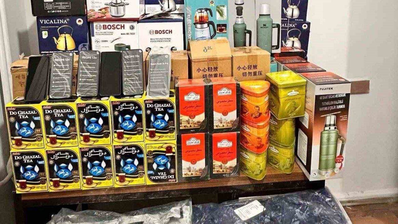 Van’da gümrük kaçağı malzemeler ele geçirildi