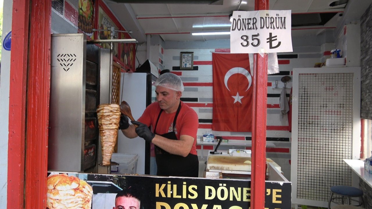 Kilis’te 35 TL’ye döner