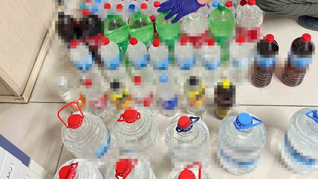 Tokat’ta sahte içki operasyonu: 2 gözaltı