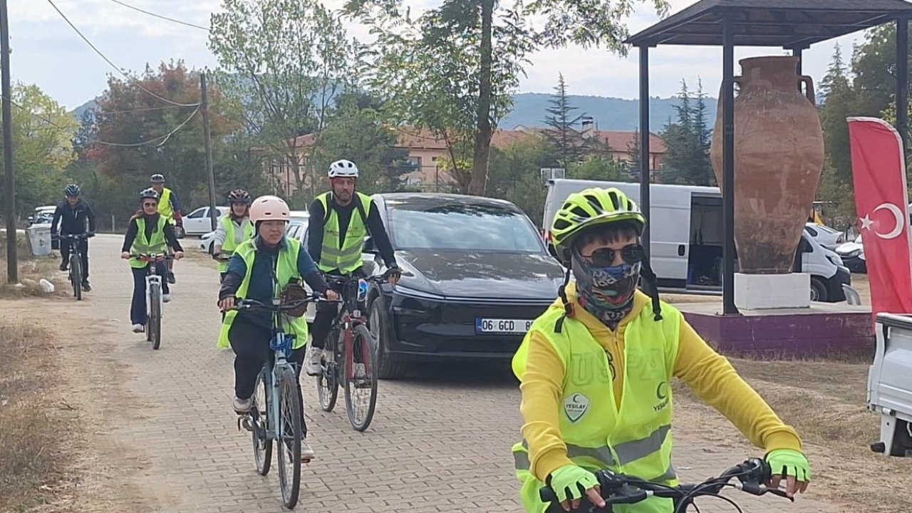 Pedallar Kınık Köyü için çevrildi
