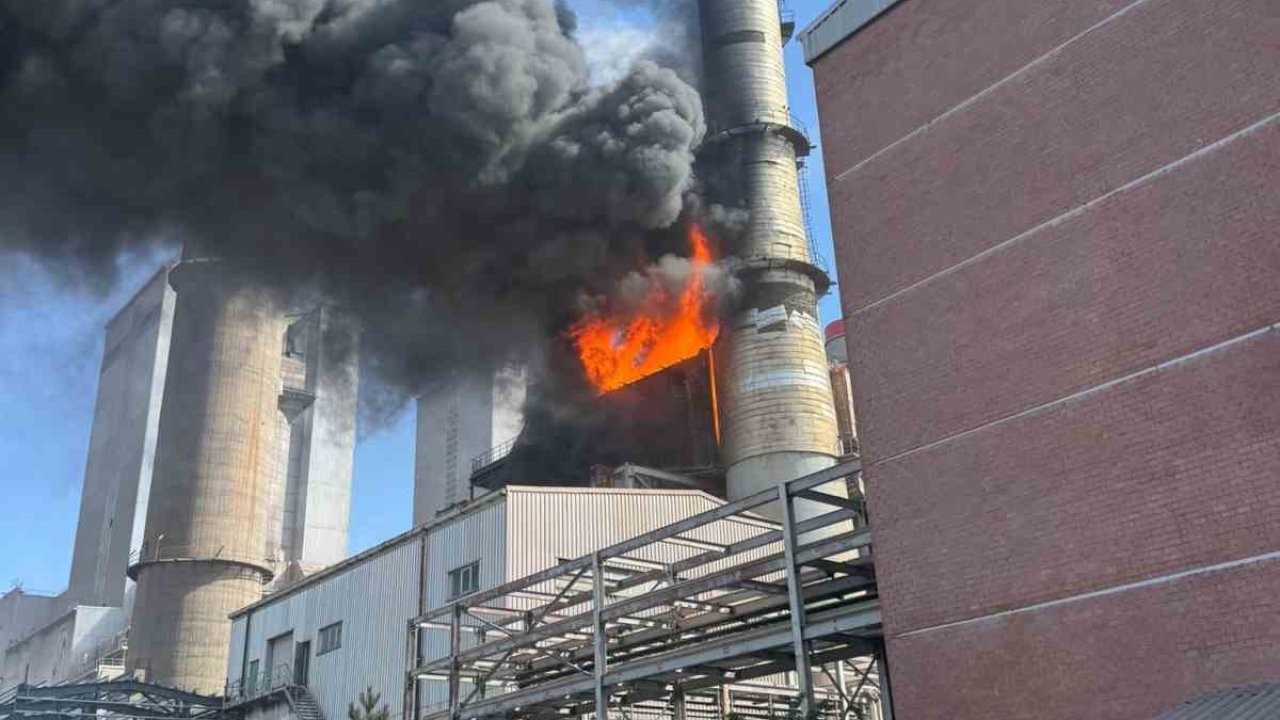 Konya Şeker’e bağlı Kangal Termik Santrali’nde yangın