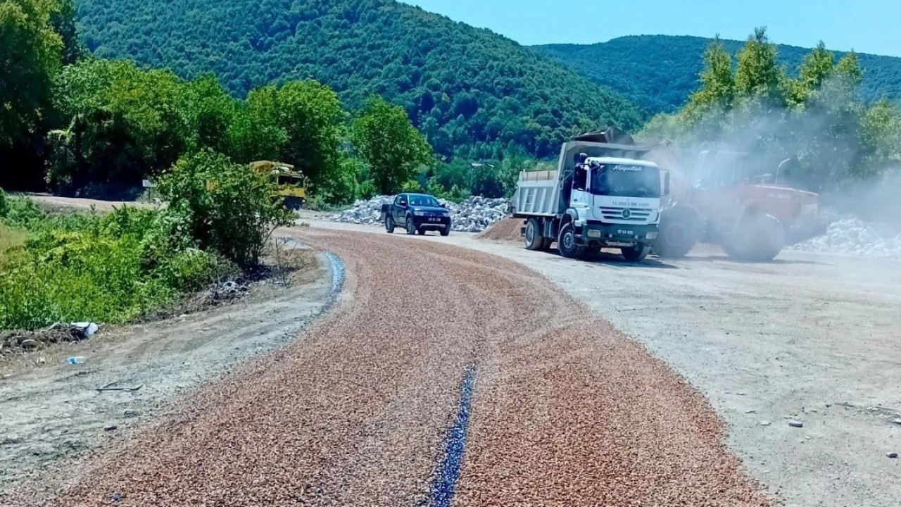 Sinop’ta grup yollarında asfaltlama çalışmaları tamamlandı