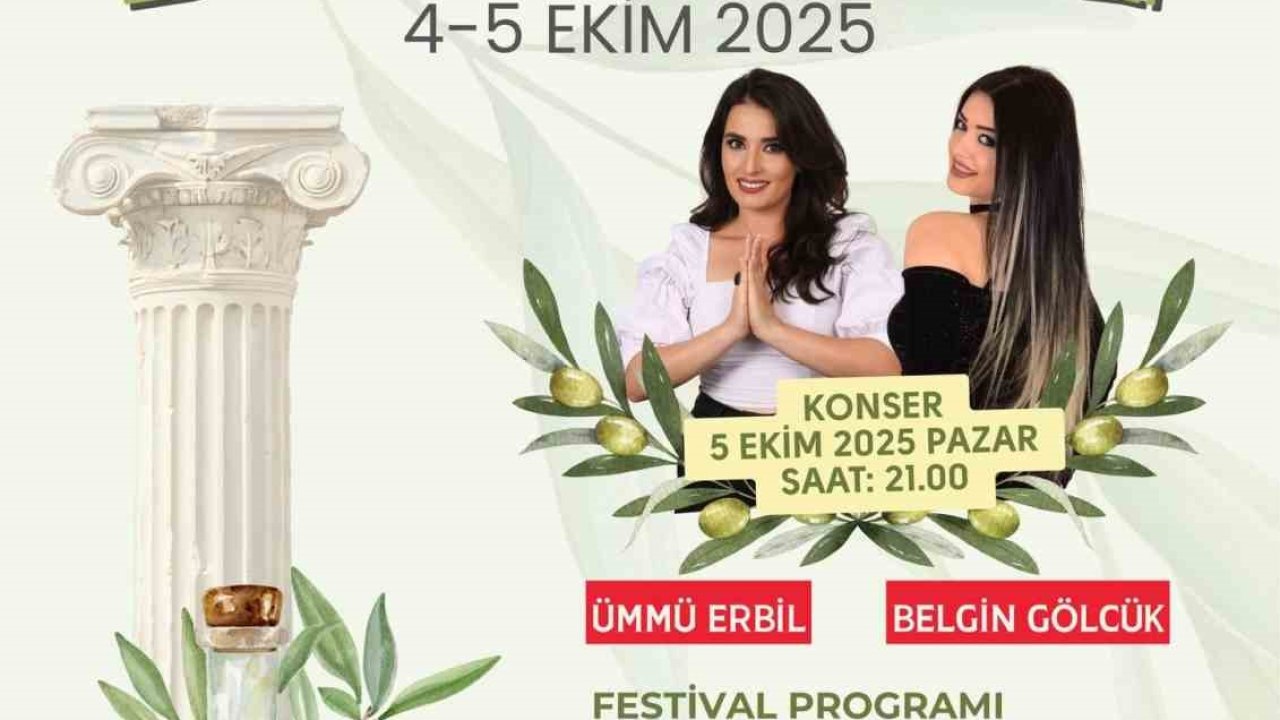Yenice Tarım, Kültür, Sanat ve Zeytin Festivali kapılarını açıyor