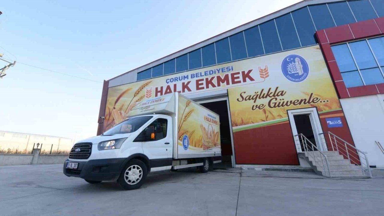 Çorum Halk Ekmek’te 210 gram ekmek 10 TL’ye satılacak