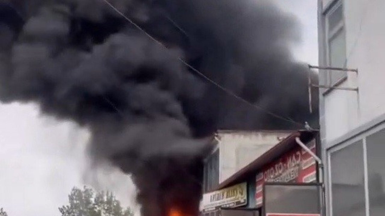 Tekirdağ’da sanayi sitesinde korkutan yangın