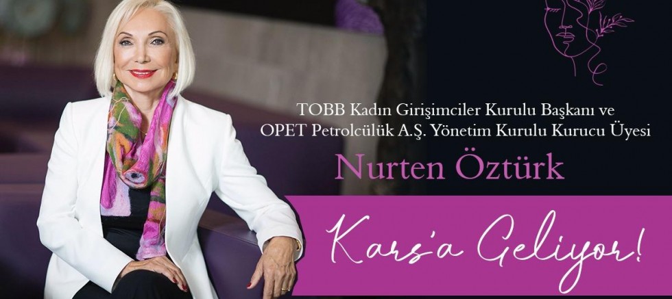 Nurten Öztürk "Serhat'ta İz Bırakanlar" programı için Kars'a geliyor