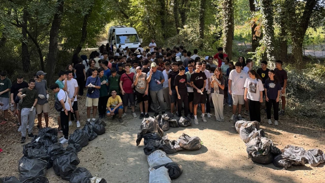 Köyceğiz Fen Lisesi’nden çevre temizliği etkinliği
