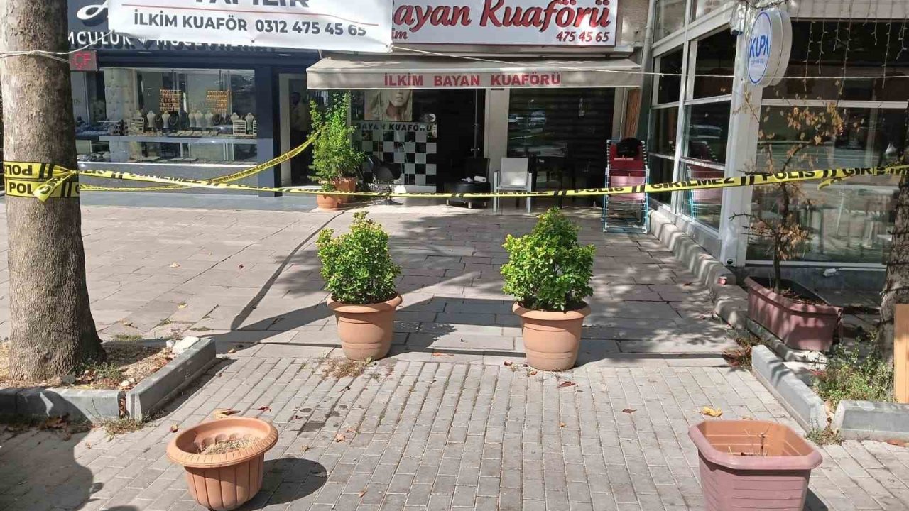 Ankara’da kuaför dükkanına pompalı tüfekli saldırı: 1 yaralı