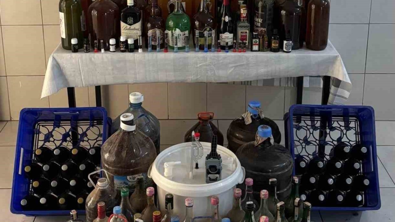 Bozdoğan’da kaçak alkol operasyonu