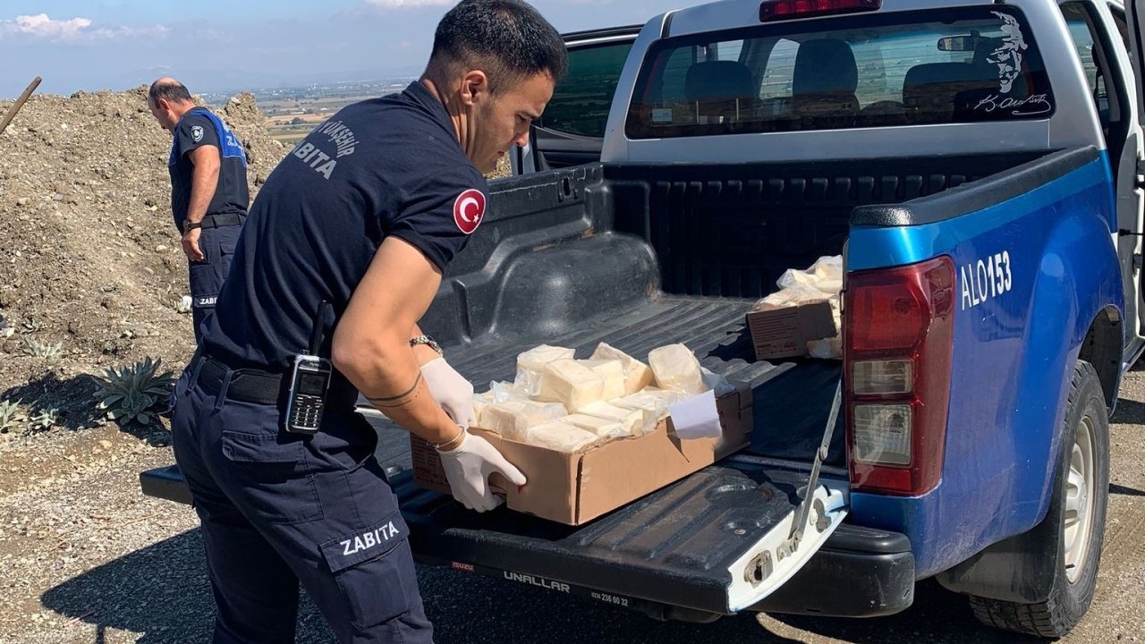 Manisa’da 49 kilo bozuk peynir imha edildi