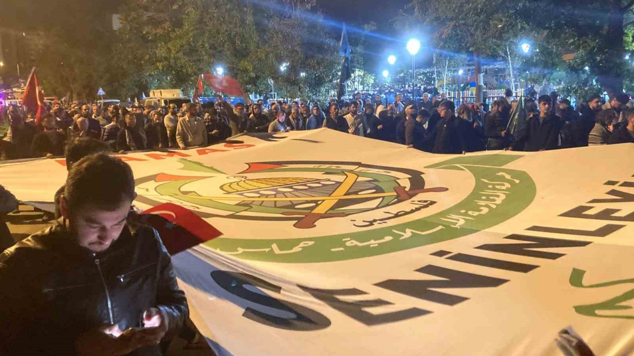 ABD Büyükelçiliği önünde Sumud Filosu eylemi