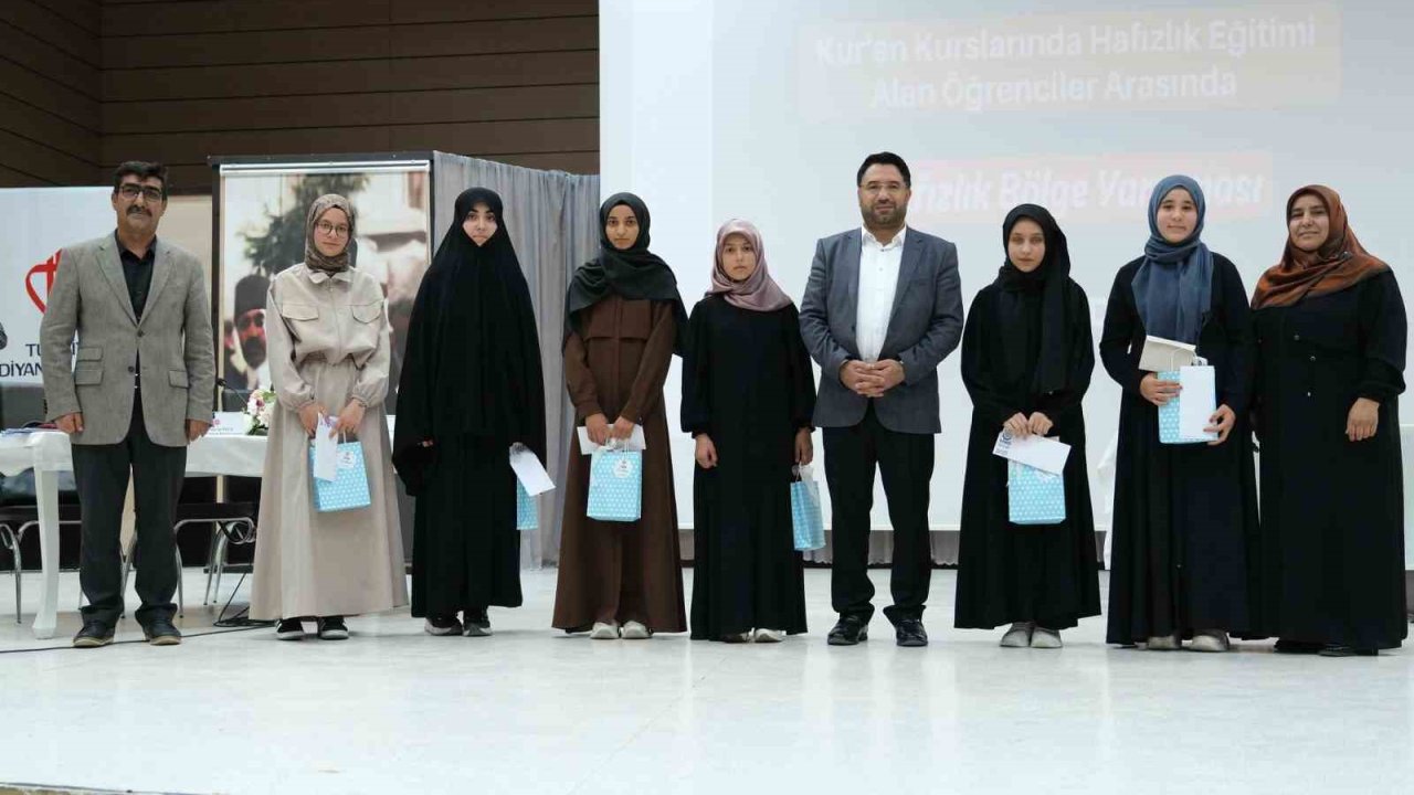 Erzincan’da 2025 Yılı Hafızlık 3. Bölge Yarışması yapıldı