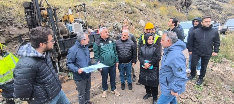 DSİ Bölge Müdürü Kotan, Beşikkaya Barajı’nda İncelemelerde Bulundu