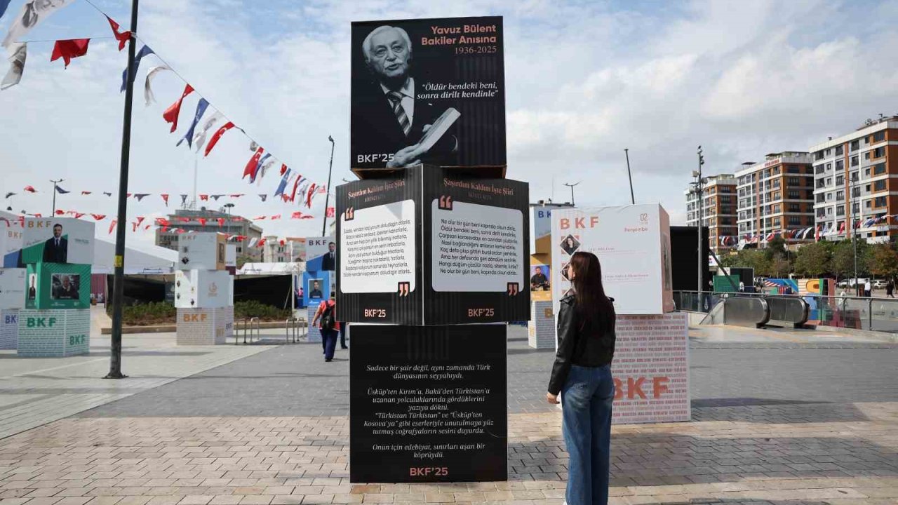 Bağcılar Kitap Fuarı’nda Yavuz Bülent Bakiler’in adı yaşatılıyor