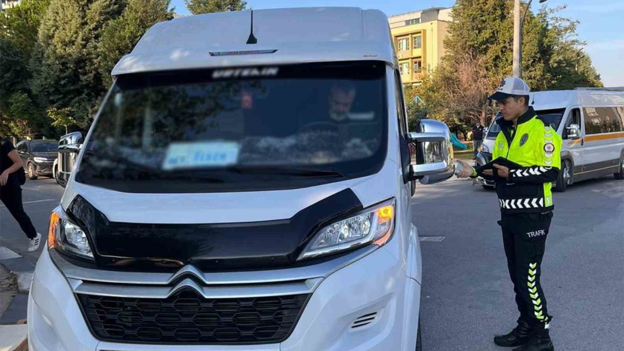 Manisa’da okul servis araçlarına sıkı denetim
