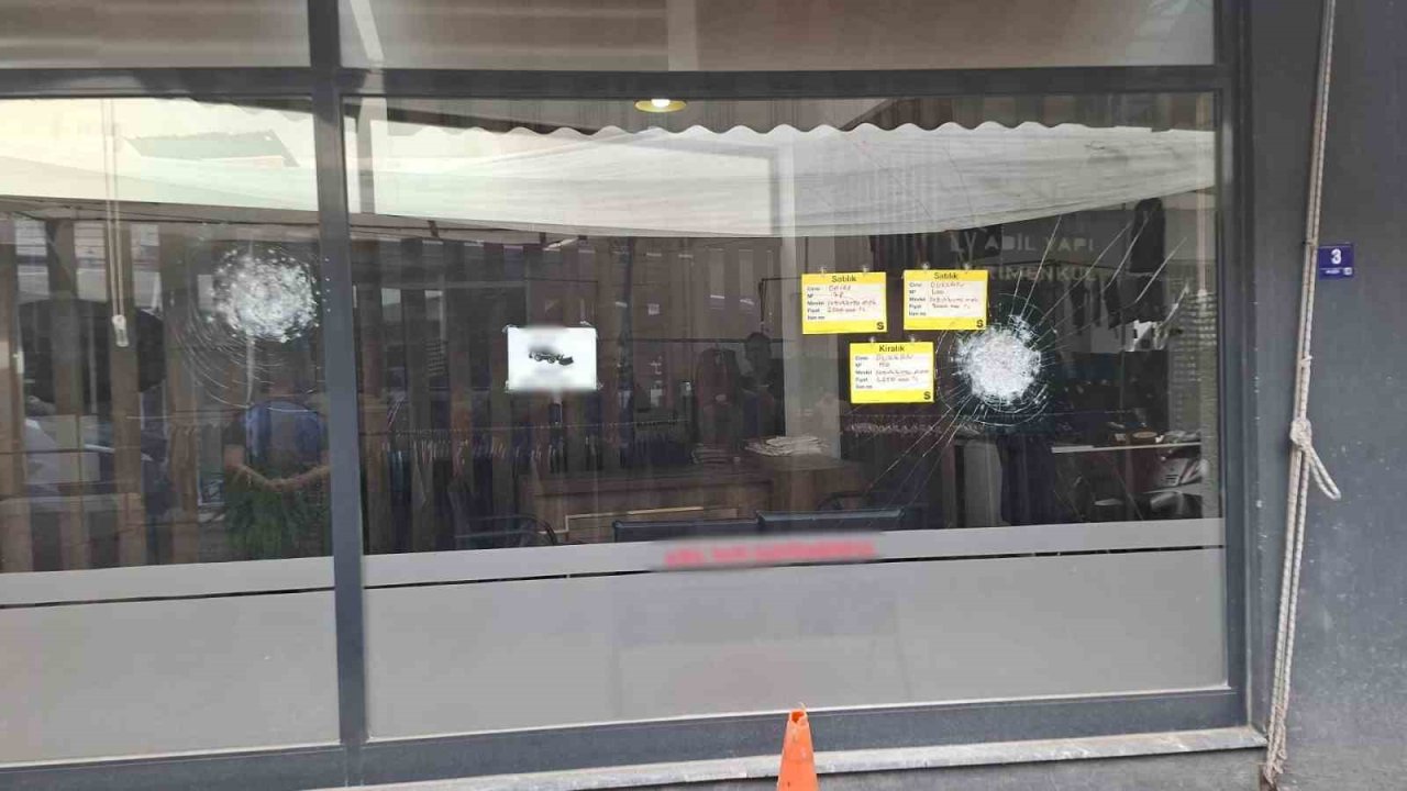 Köşk’te bir işyeri kurşunlandı