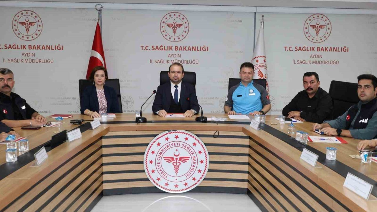 Aydın’da ’Yerel Düzey Sağlık Çalışma Grubu Saha Tatbikatı’ hazırlıkları başladı