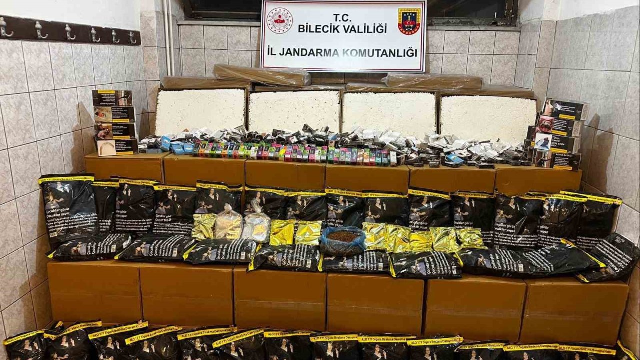 570 bin adet makaron ele geçirildi