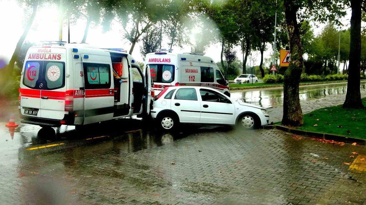 Menteşe’de trafik kazası: 3 yaralı