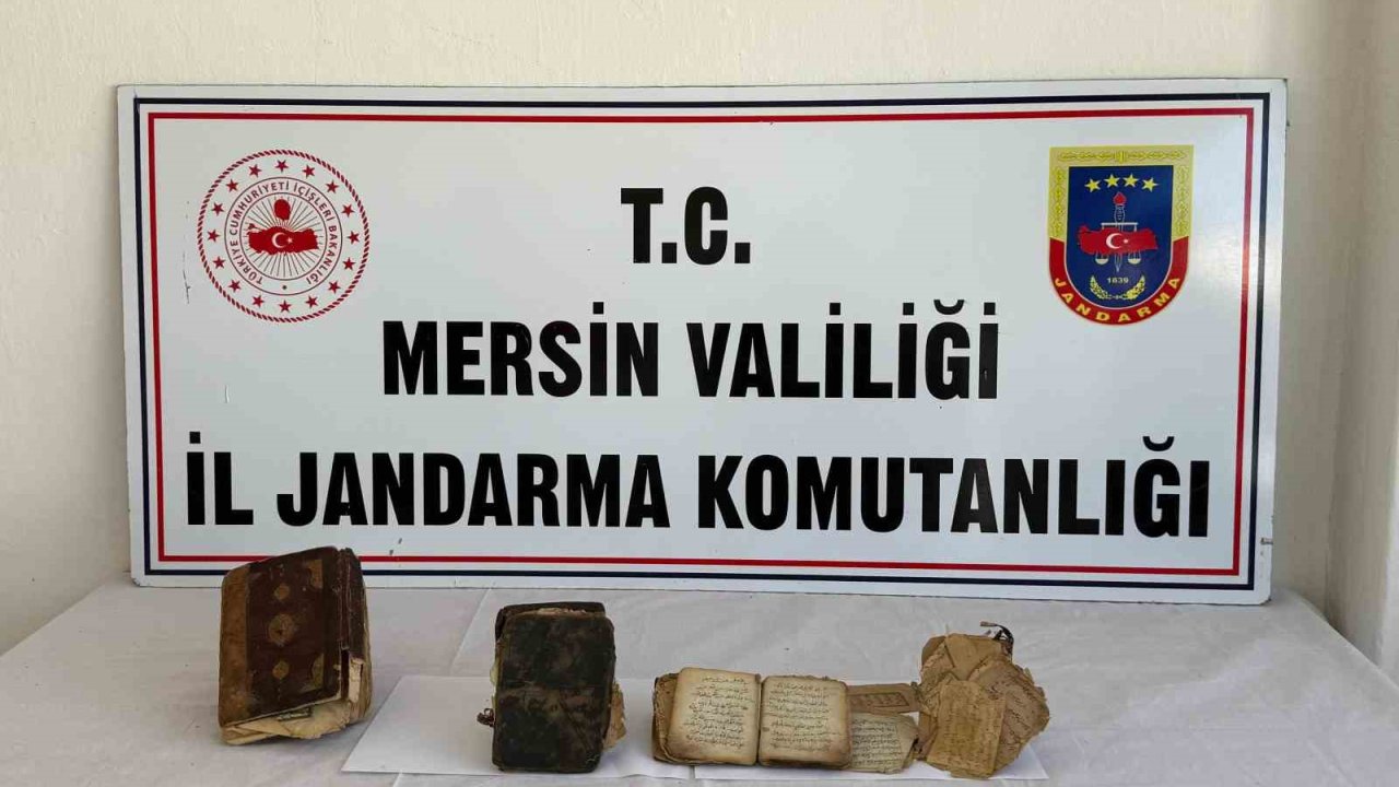 Mersin’de tarihi eser operasyonu