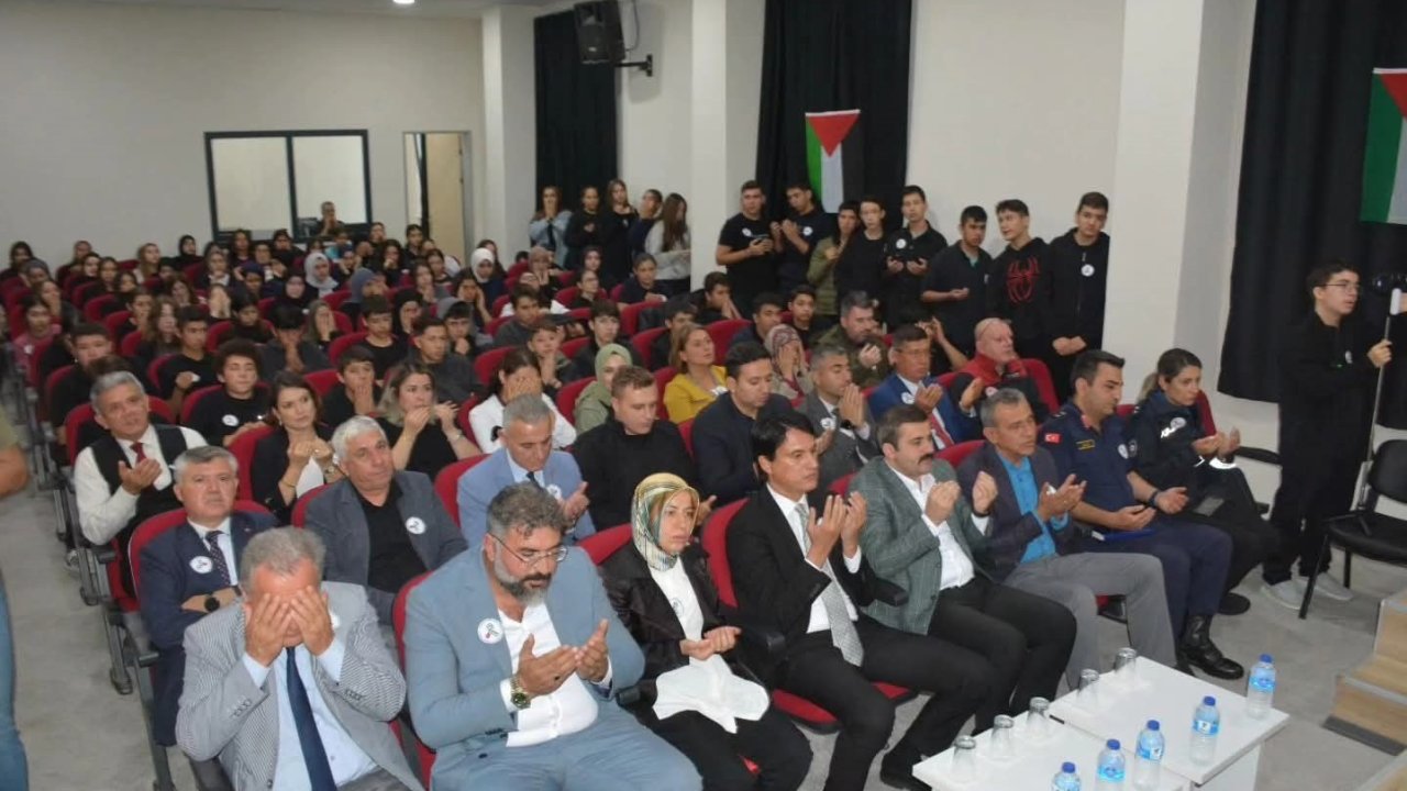 Köyceğiz’de Filistin farkındalık etkinliği düzenlendi