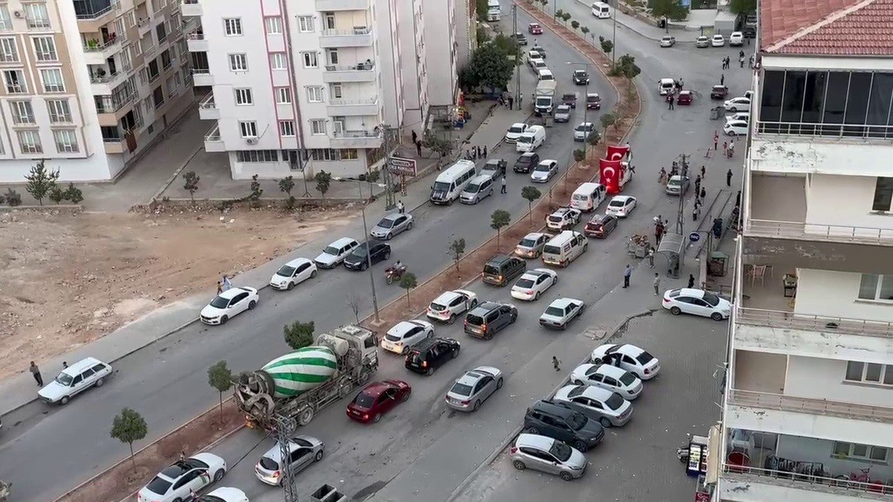Besni’de Gazze’ye destek konvoyu düzenlendi