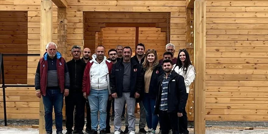 Arpaçay’da Kütük Ev Projesinde sona gelindi