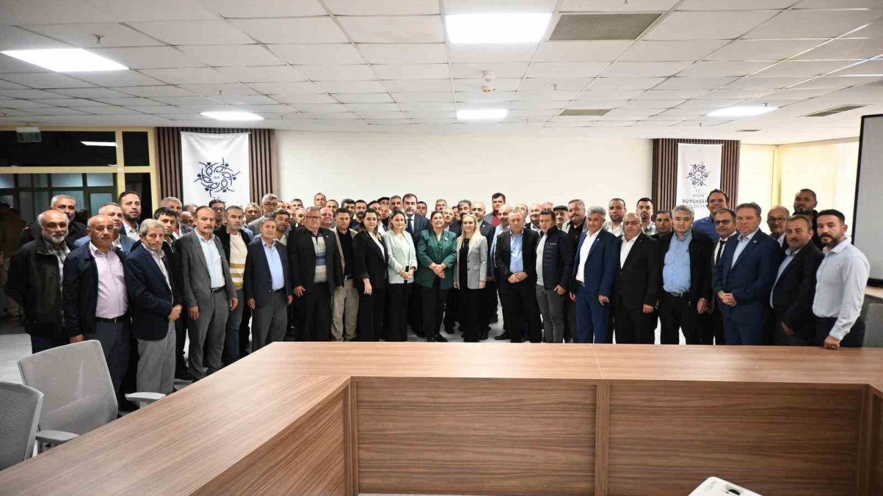 Başkan Çerçioğlu, Nazillili muhtarlar ile bir araya geldi