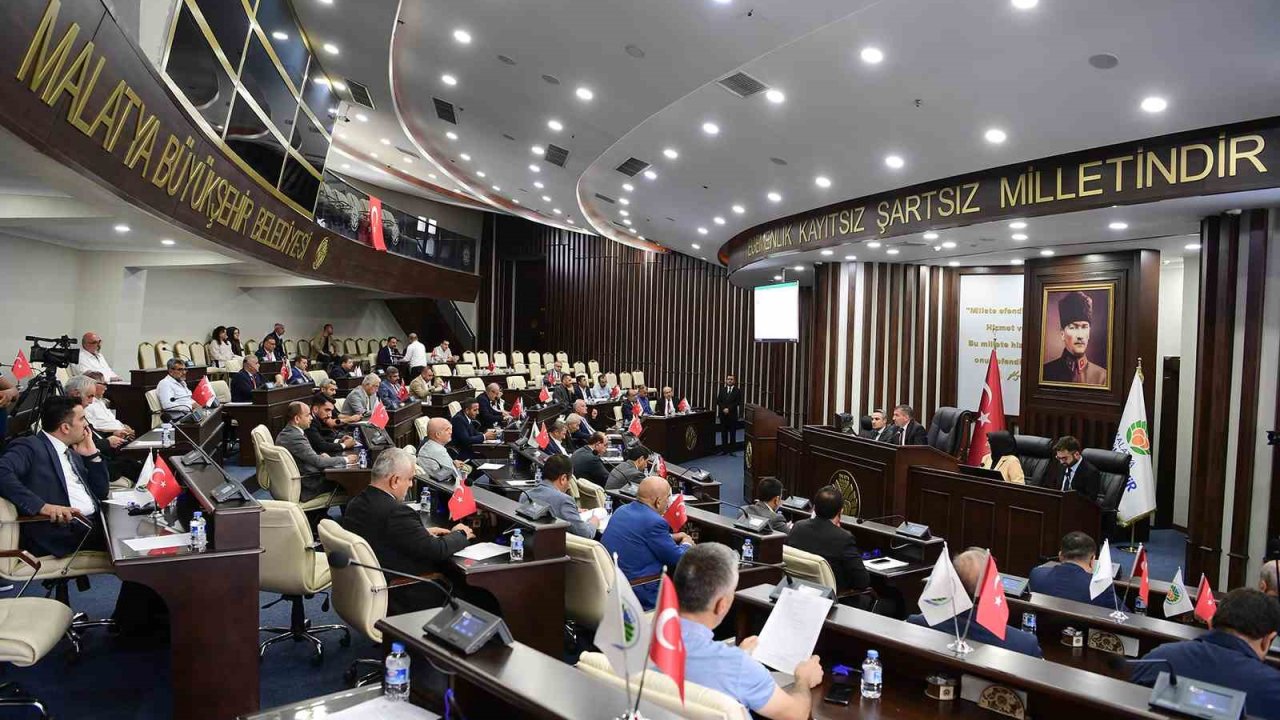 Malatya Büyükşehir Meclisi’nden Filistin’e destek