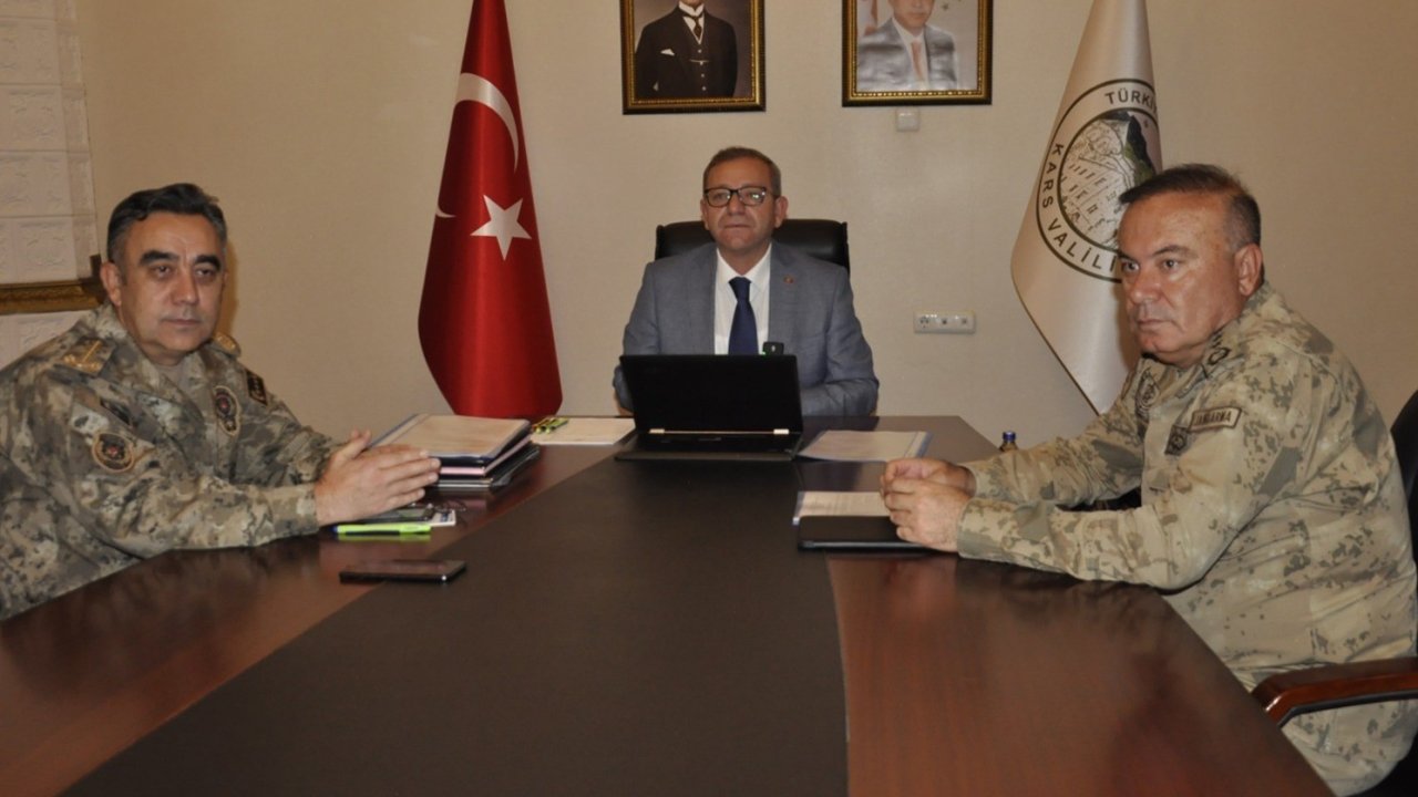 Kars’ta asayiş ve güvenlik toplantısı yapıldı