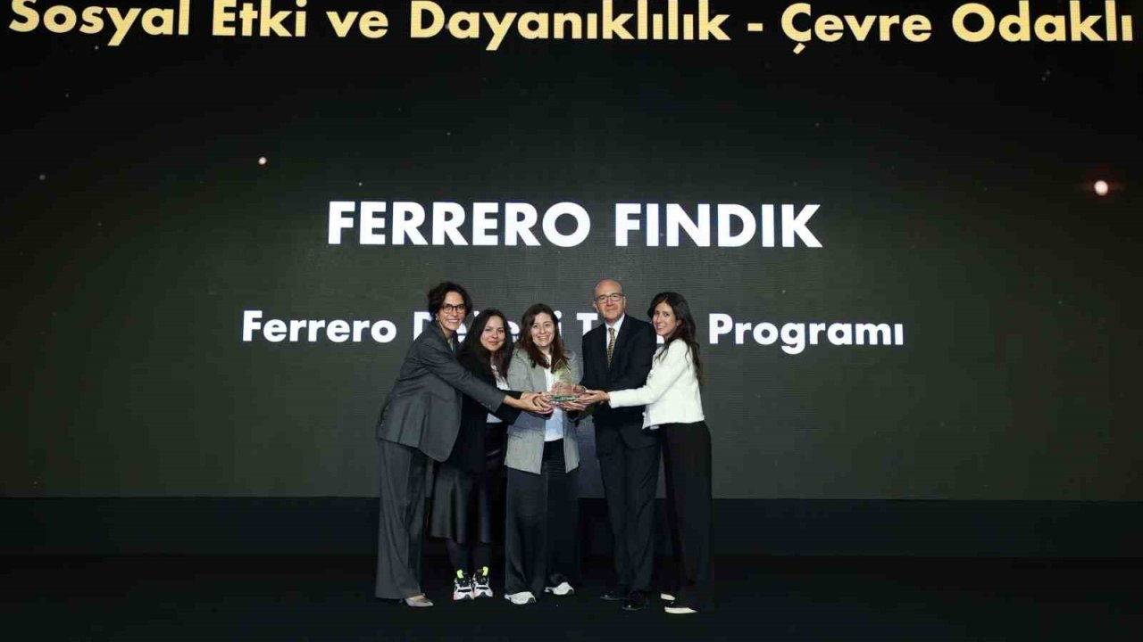 Ferrero Değerli Tarım Programı, iyi tarım uygulamalarıyla "Sürdürülebilir İş Ödülü" aldı