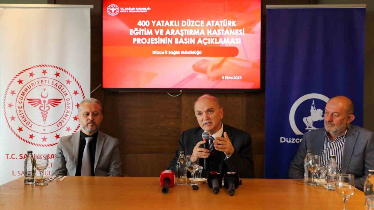 Düzce’de 400 yataklı hastane 360 günde inşa edilecek