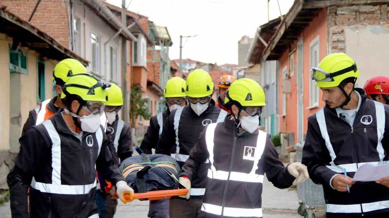 KOSB arama kurtarma ekibi, AFAD tatbikatında aktif görev üstlendi