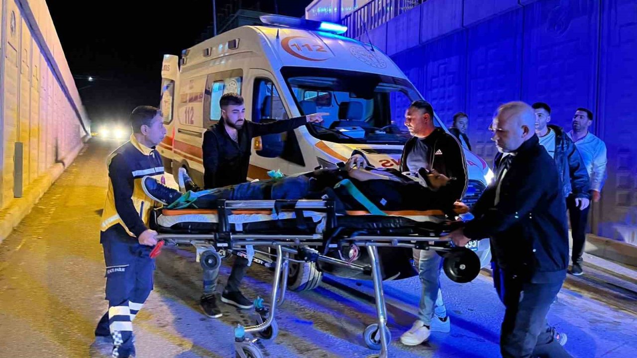 Malatya’da alt geçitte motosiklet kazası: 2 yaralı