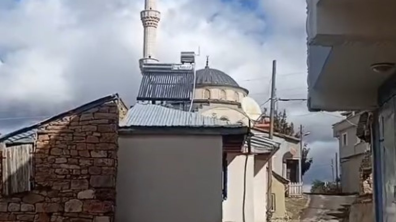 Kaynak makinesi kayboldu, camii hoparlöründen sitem etti