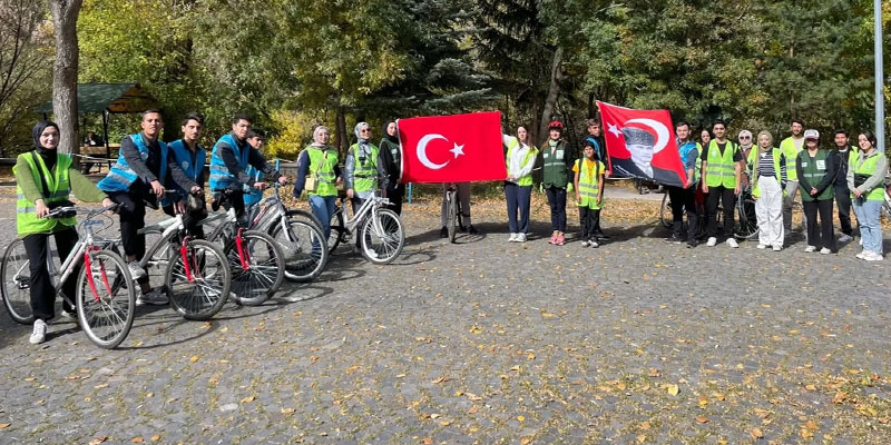 Kars Yeşilay’dan bisiklet turu
