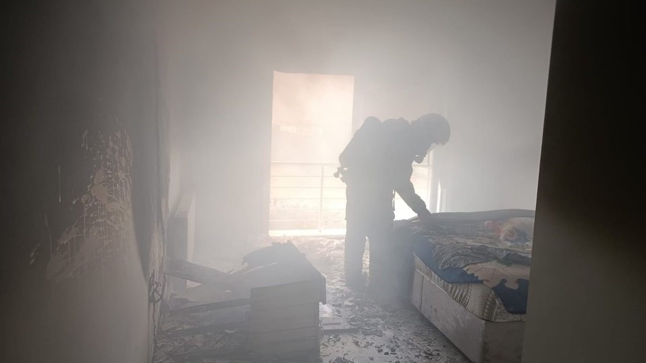 Arsuz’da ev yangını