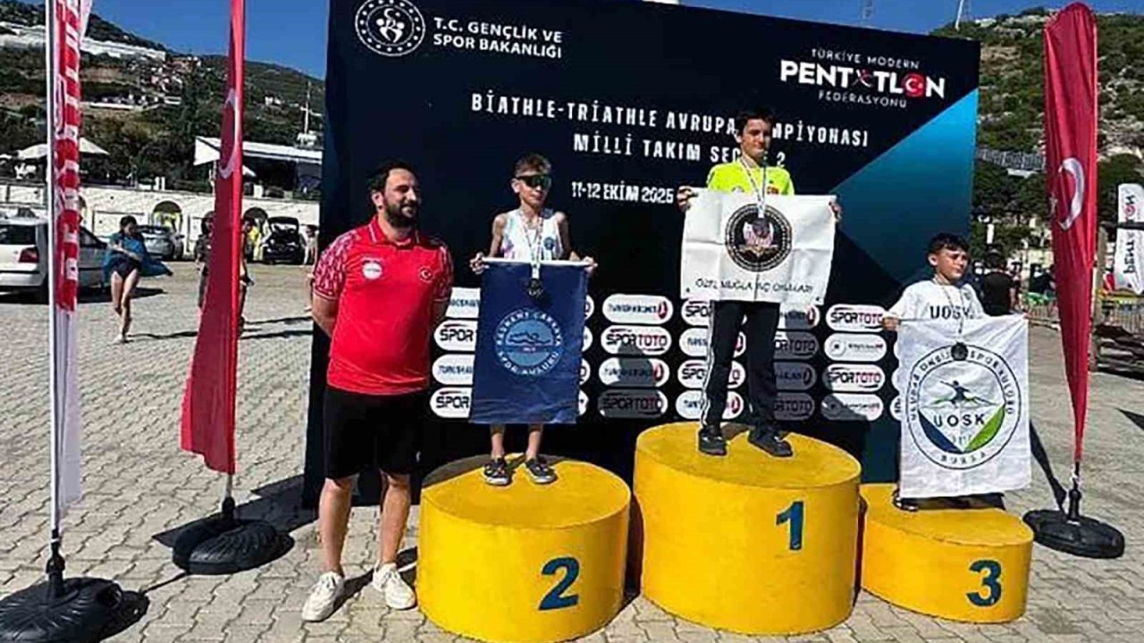 Muğla Büyükşehir sporcusu Batur Genç’ten iki günde iki Türkiye şampiyonluğu