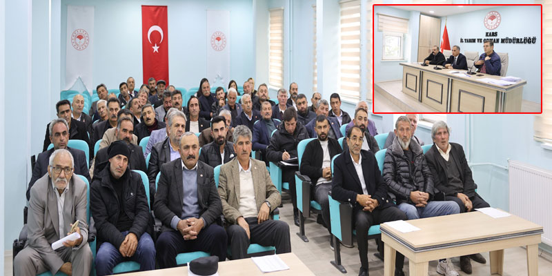Kars’ta “Genel Tarım Sayımı” Toplantısı Gerçekleştirildi