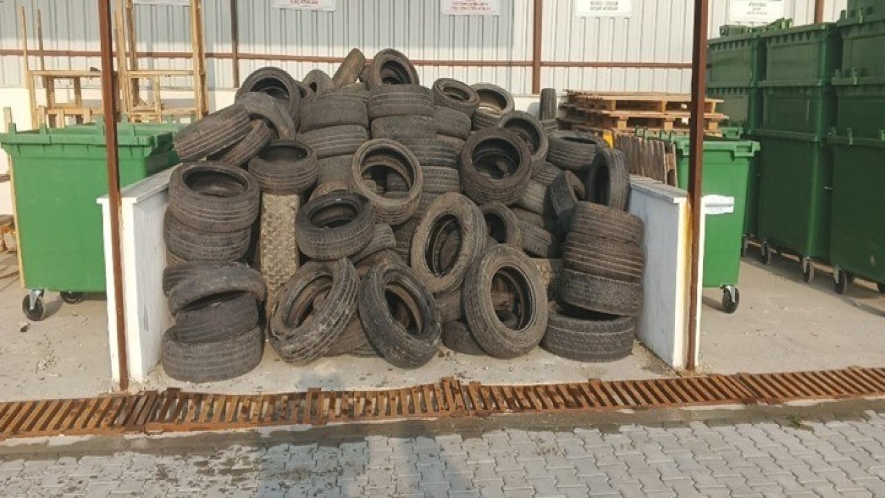 Manisa’da 86,5 ton lastik geri dönüşüme kazandırıldı