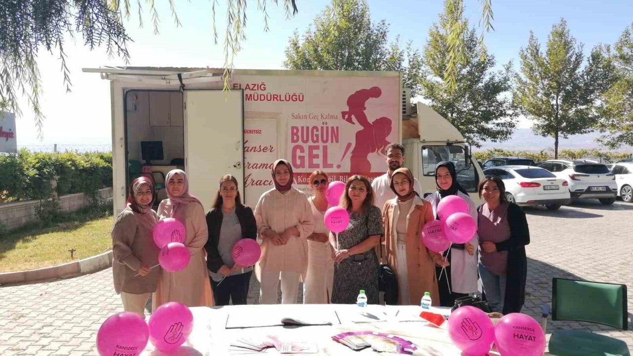Elazığ’da meme kanseri farkındalık çalışması