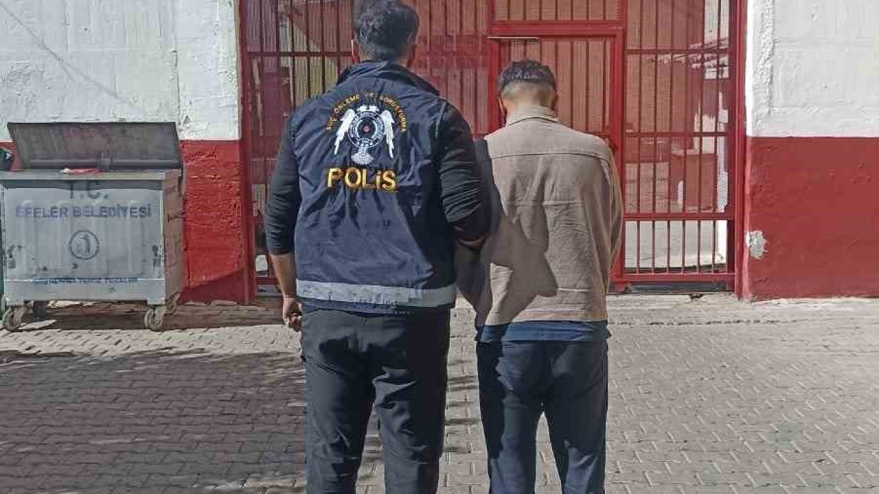 Efeler’de 10 yıl hapis cezası bulunan firari yakalandı