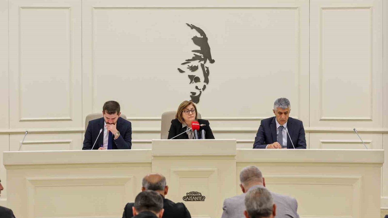 Gaziantep Büyükşehir Belediyesi Ekim Ayı Meclisi toplandı