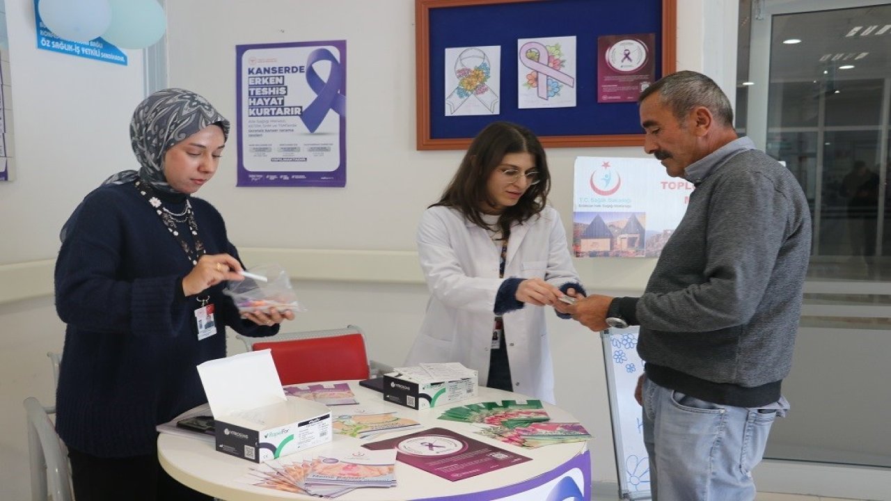 Kemah’ta erken teşhis için her hafta bir adım; Kanser farkındalık stantları kuruluyor