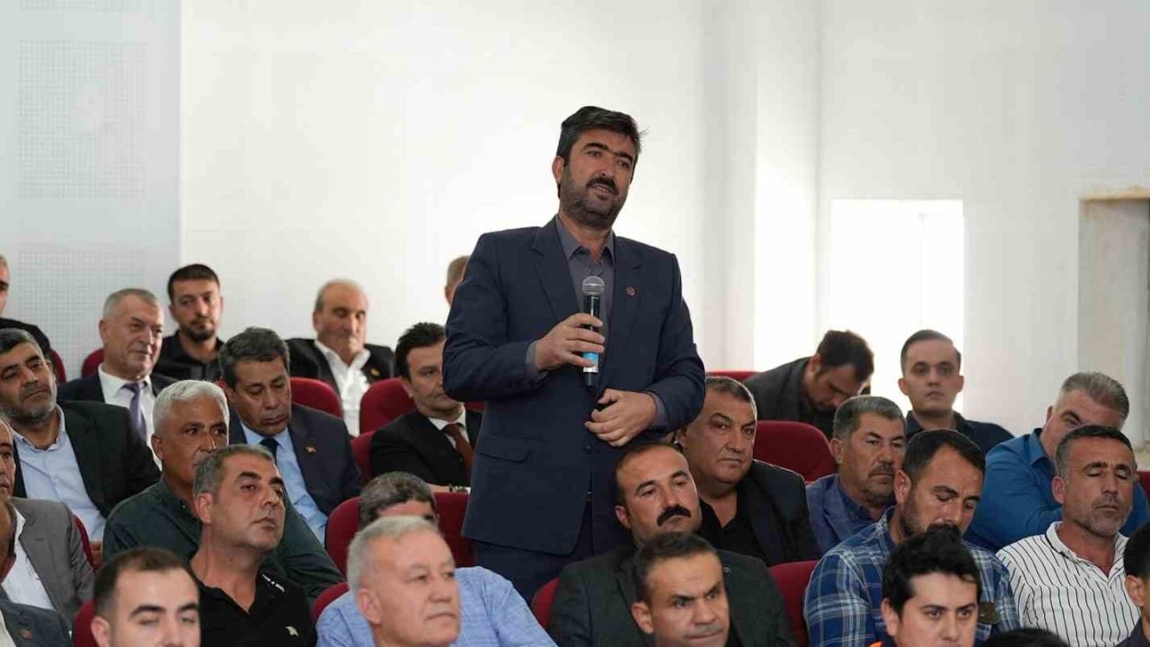 Vali Çeber ile Başkan Şahin, Arabanlı muhtarların taleplerini dinledi