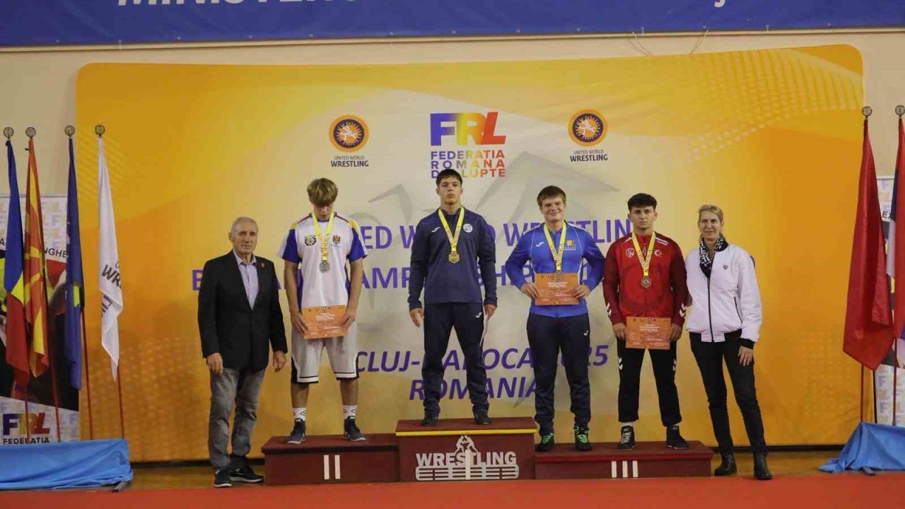 Gebzeli güreşçiler Balkan Şampiyonası’ndan madalyalarla döndü