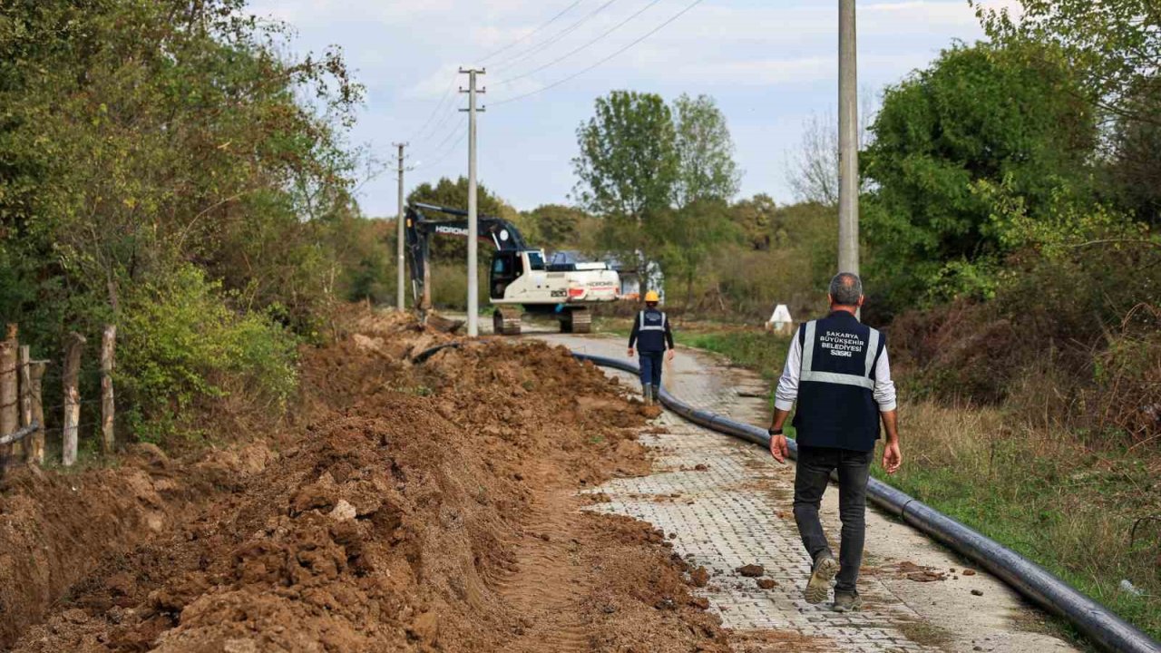 Hendek’te kesintisiz içme suyu taşıyacak hat devreye alınıyor