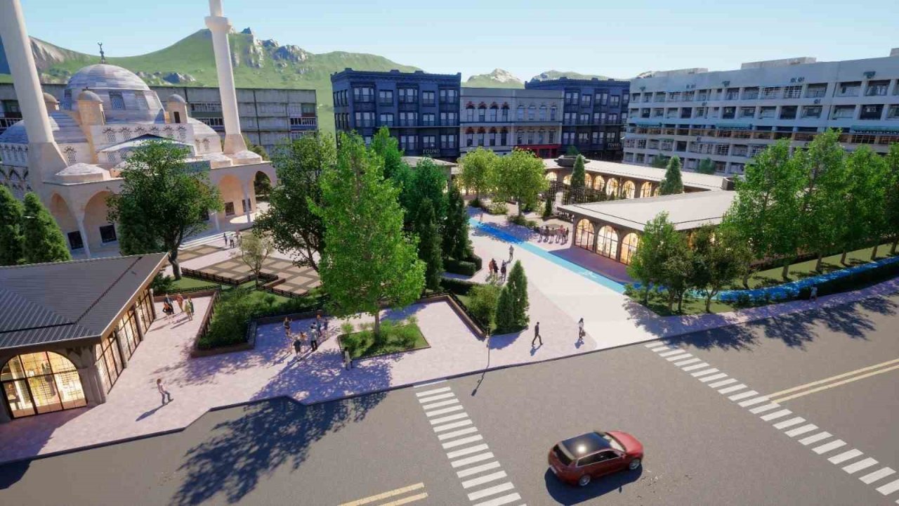 Düzce Cedidiye Kent Meydanı Projesi 2. etap başlıyor