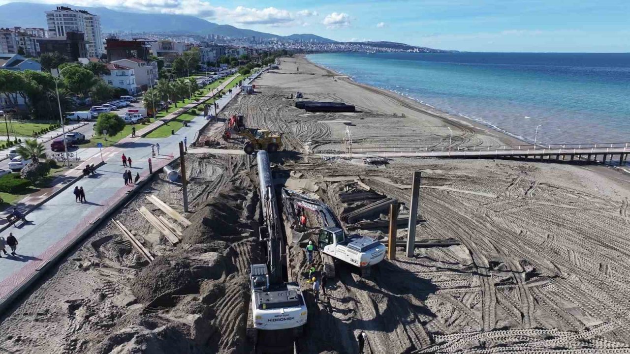 Atakum sahiline 250 milyon liralık atık su yatırımı